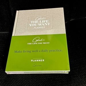 New book. Oprah’s the life you want planner. Still sealed in plastic.